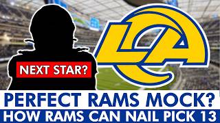 PERFECT LA Rams Mock Draft? Rams Fans Will Love This Pick In The First Round!