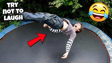 FUNNIEST Trampoline Fails Of The Year | Try Not To Laugh Challenge 😂