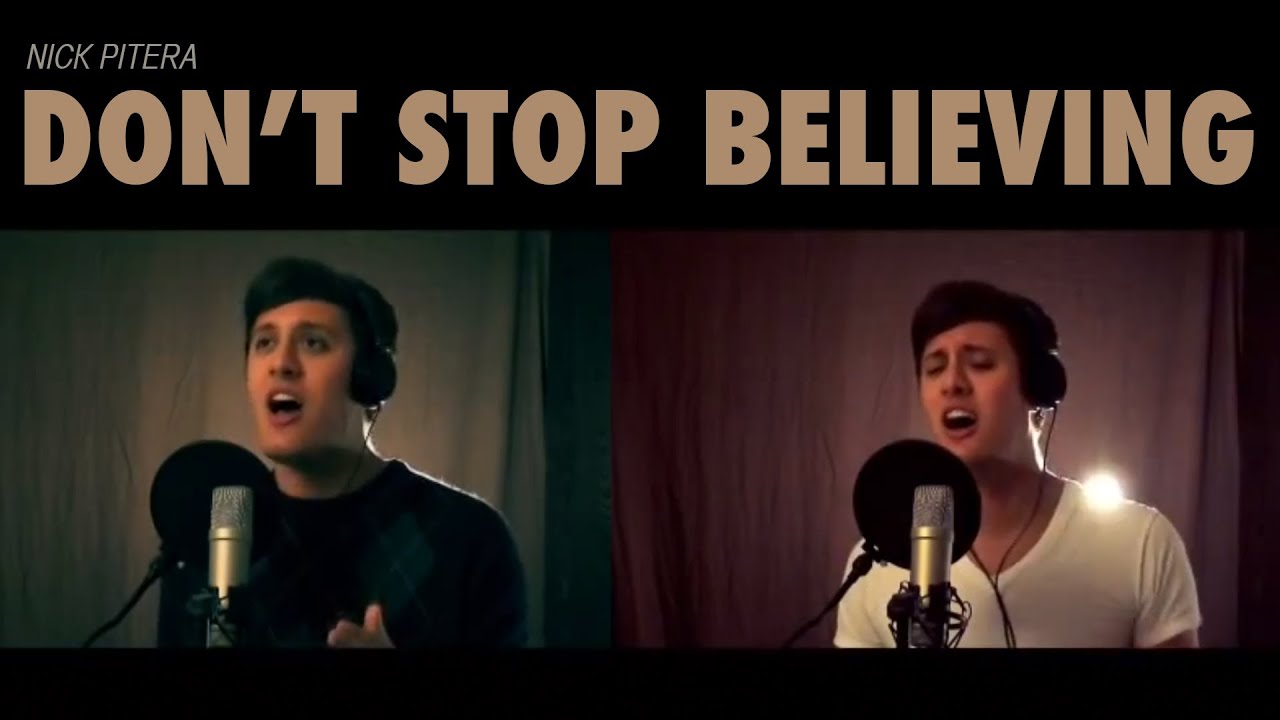 Journey - Glee - Don't Stop Believing - Nick Pitera Cover
