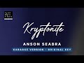 Kryptonite - Anson Seabra (Original Key Karaoke) - Piano Instrumental Cover with Lyrics