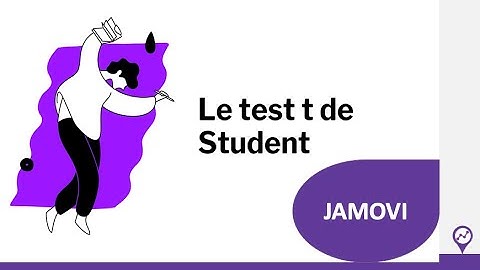 Comment comparer sur JAMOVI une variable quantitative entre 2 groupes Test t de Student