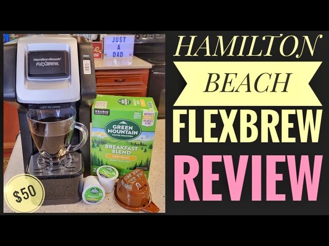 Hamilton Beach FlexBrew Single Serve Coffee Maker, Black, 49974 