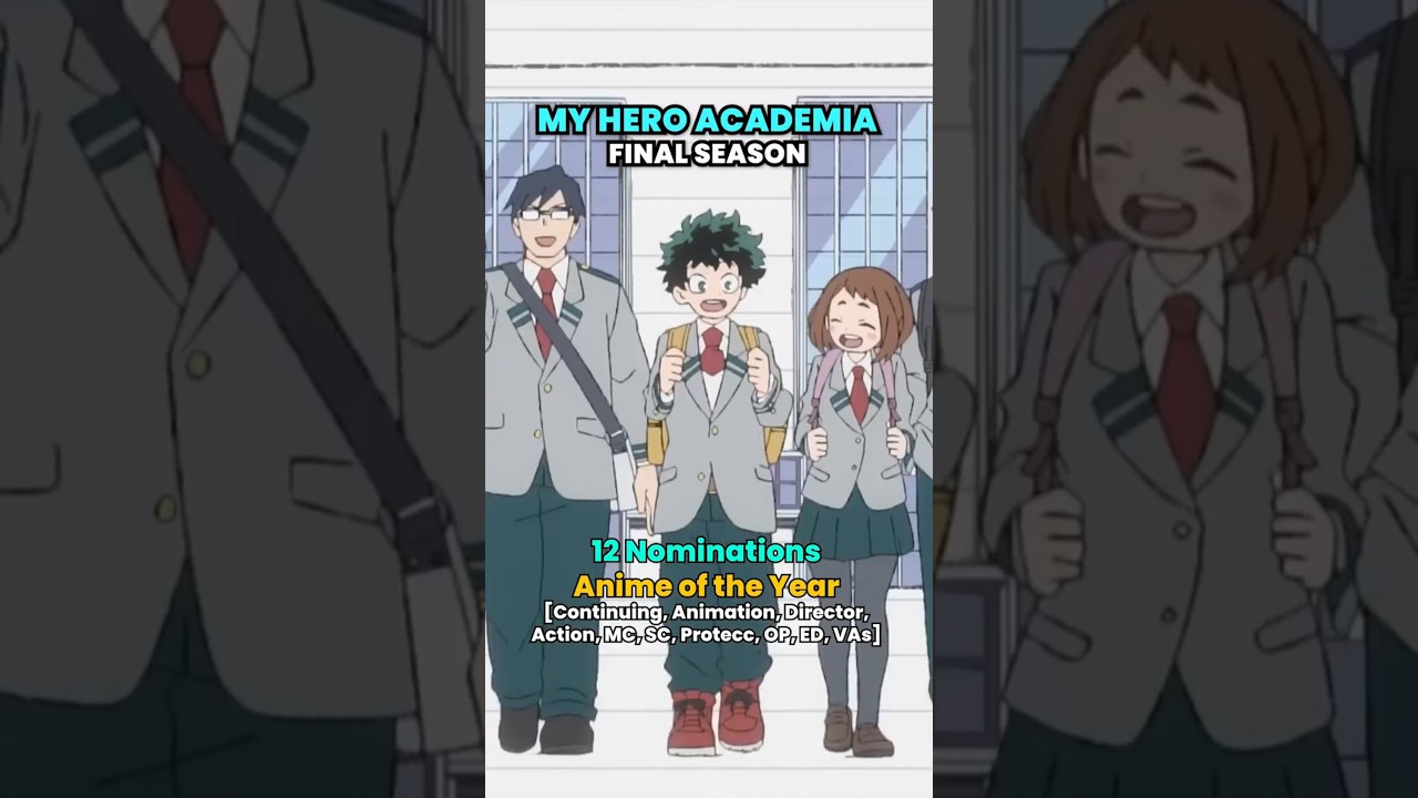 Análise das indicações de anime do ano e outras categorias em destaque