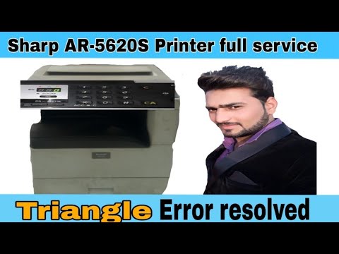 How To service printer sharp ar-5206S p Drum Cartridge #sharpPrintersFullService