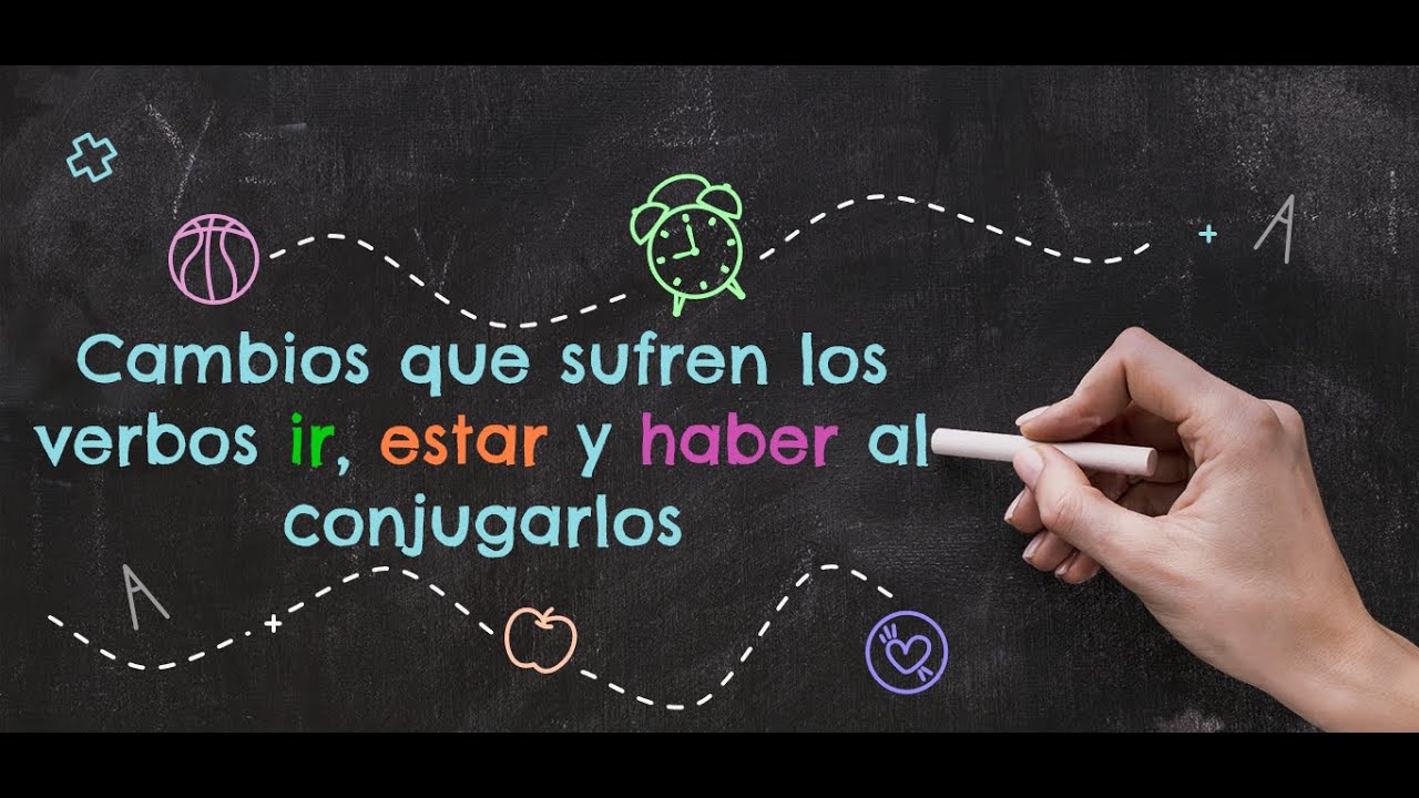 Cambios que sufren los verbos ir, estar, haber al conjugarlos (Prof ...