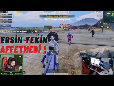 ERSİN YEKİN BEKLEME ALANINDA ŞEKİL YAPAN TGF'Yİ OYUNDA AFFFETMİYOR ! PUBG MOBİLE