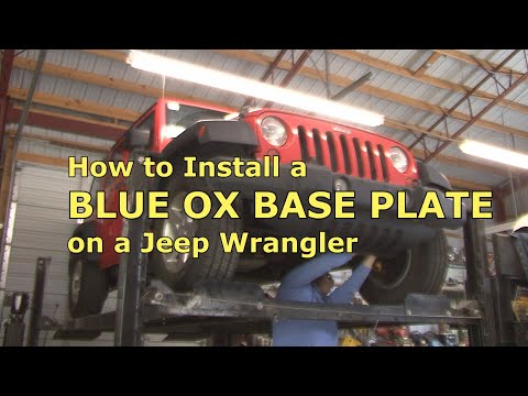 How To Install a Blue Ox Base Plate on a Jeep Wrangler