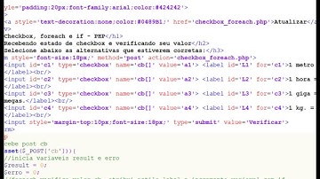 Checkbox, foreach e if - PHP
