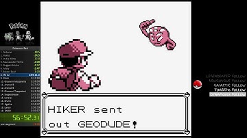 Pokémon Red Speedrun - Lucky Fail