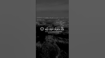 وَأَن لَّيْسَ لِلْإِنسَـٰنِ إِلَّا مَا سَعَىٰ ٣٩ || القارئ عبدالعزيز جمعة || راحه نفسية❤️
