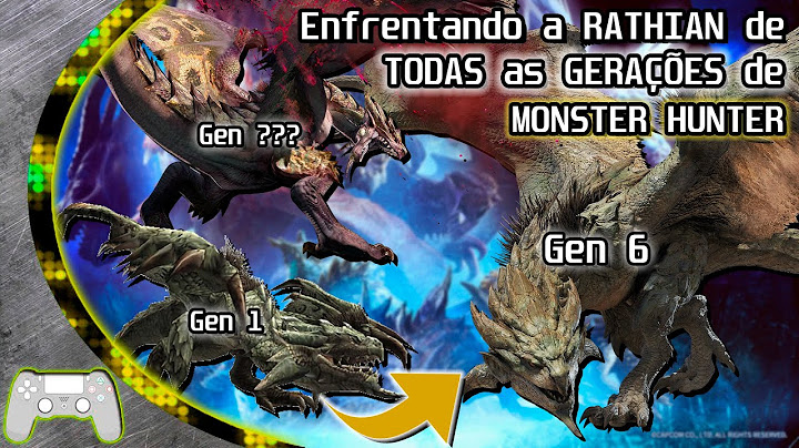 Enfrentando a RATHIAN EM TODAS AS GERAÇÕES DE MONSTER HUNTER! - Do MH 1 até o MH Wilds