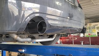 Straight Piping My Friends Subaru (PART 2!) Getting The 4 Inch Exhaust Tips (EXHAUST IS COMPLETE!!)