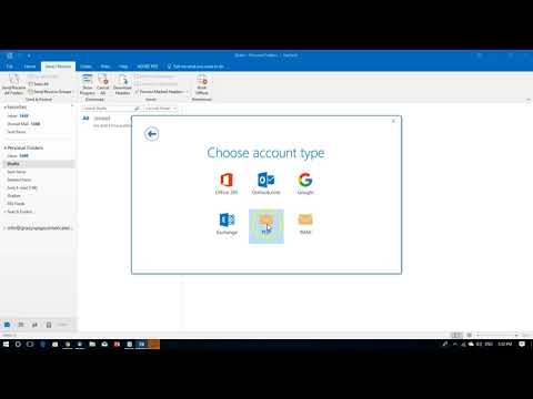 Setup Cpanel Email in Outlook 2016