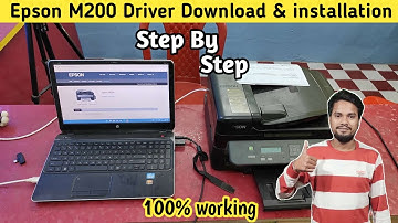 Epson M200 Driver download And install | epson m200 driver install windows 10