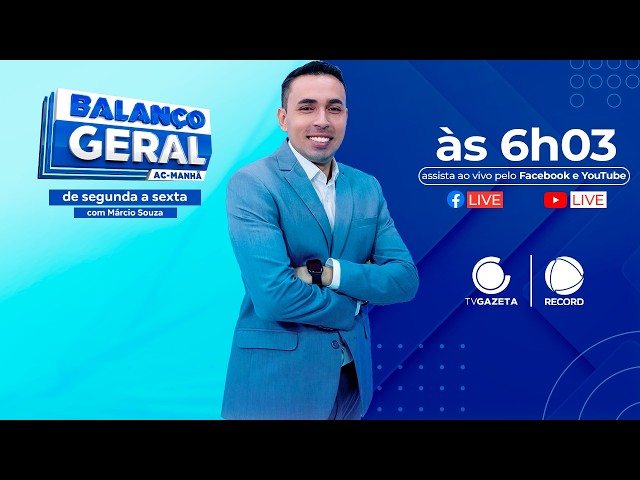 AO VIVO: Balanço Geral | 13/08/2026 | Afiliada RECORD