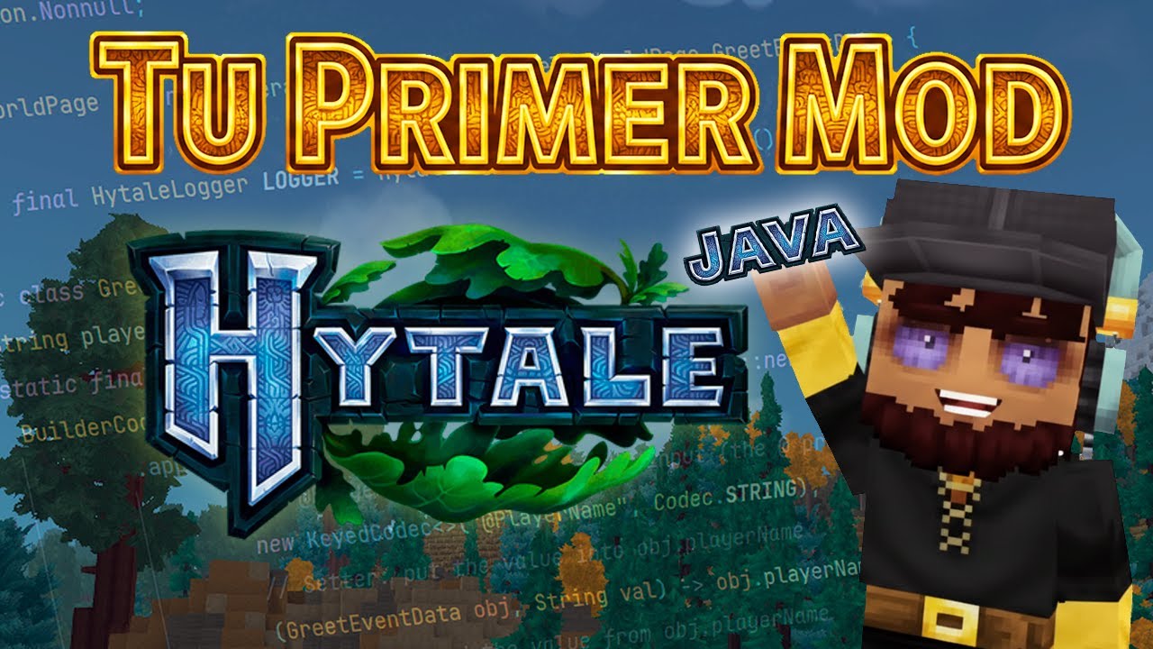 Crea tu primer mod de Hytale con Java - YouTube