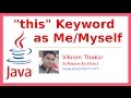 22 - "this" Keyword Introduction In Java - Java Training By eZeon