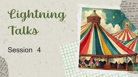 Escape Rooms in Education Showcase 2024 Lightning Talks: Session 4