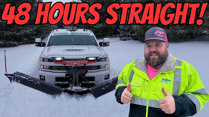 Day 1 Plowing BIGGEST Storm of the Year – The Snow Just Won’t Stop!