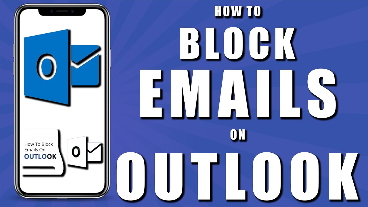 How to block emails on outlook (2024) - YouTube