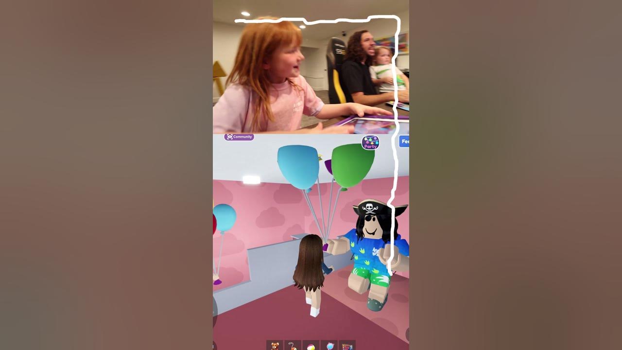 SECRET BiRTHDAY PARTY!! Dad and Mom surprise Adley with balloons for her Roblox Birthday! 