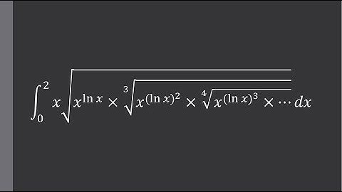 One of the Hardest Integrals from the BMT integration Bee