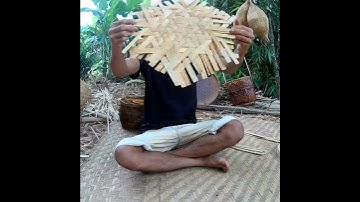 DIY a bamboo basket episode 3 - 5 minutes Bamboo craft Part 60