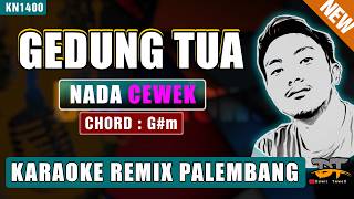 GEDUNG TUA - ELVY SUKAESIH (NADA WANITA) KARAOKE REMIX PALEMBANG