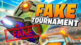 I Created a FAKE freestyle tournament in Rocket League...