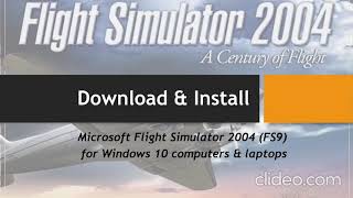 How to Install Microsoft Flight Simulator 2004 (FS9) in Windows 10 From Scratch