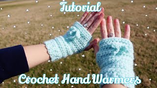 EASY Crochet Hand Warmers Tutorial