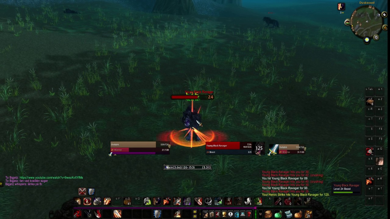 Evisery - Nostalrius Warrior leveling!