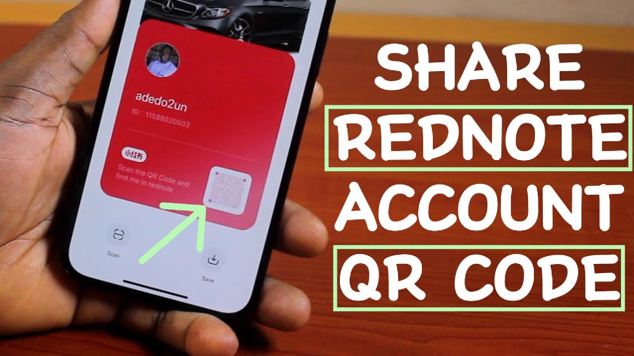 Red Note Qr Code How to Share Rednote Account QR Code - YouTube