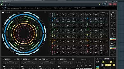 Euclidian Sequencer driving a Piano creates a generative tune.
