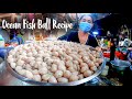 Market Tour - Buy Fish Ball For Making Porridge - Yummy Fish Ball Porridge Recipe - Favorite Food