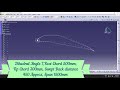 Swept Back Eppler 423 | Dihedral Wing | Import form Excel Sheet | Aerospace | CATIA V5 R20 Beginners