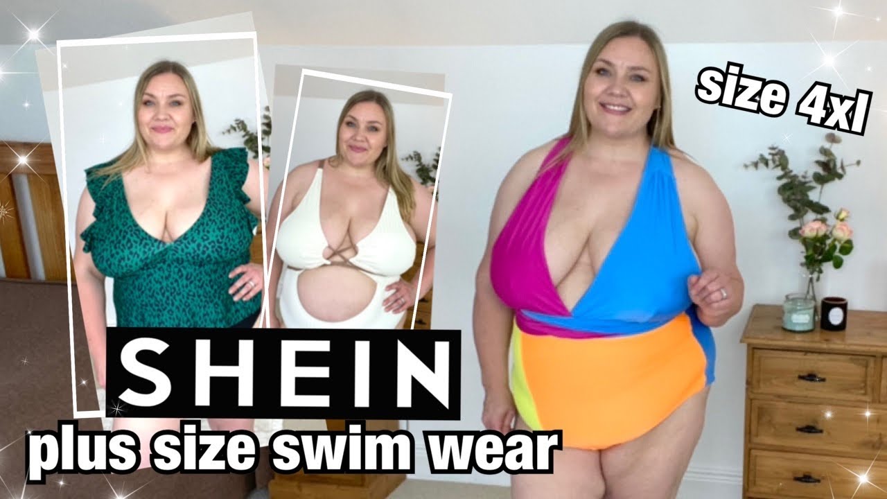 SHEIN plus size SWIM WEAR try on HAUL