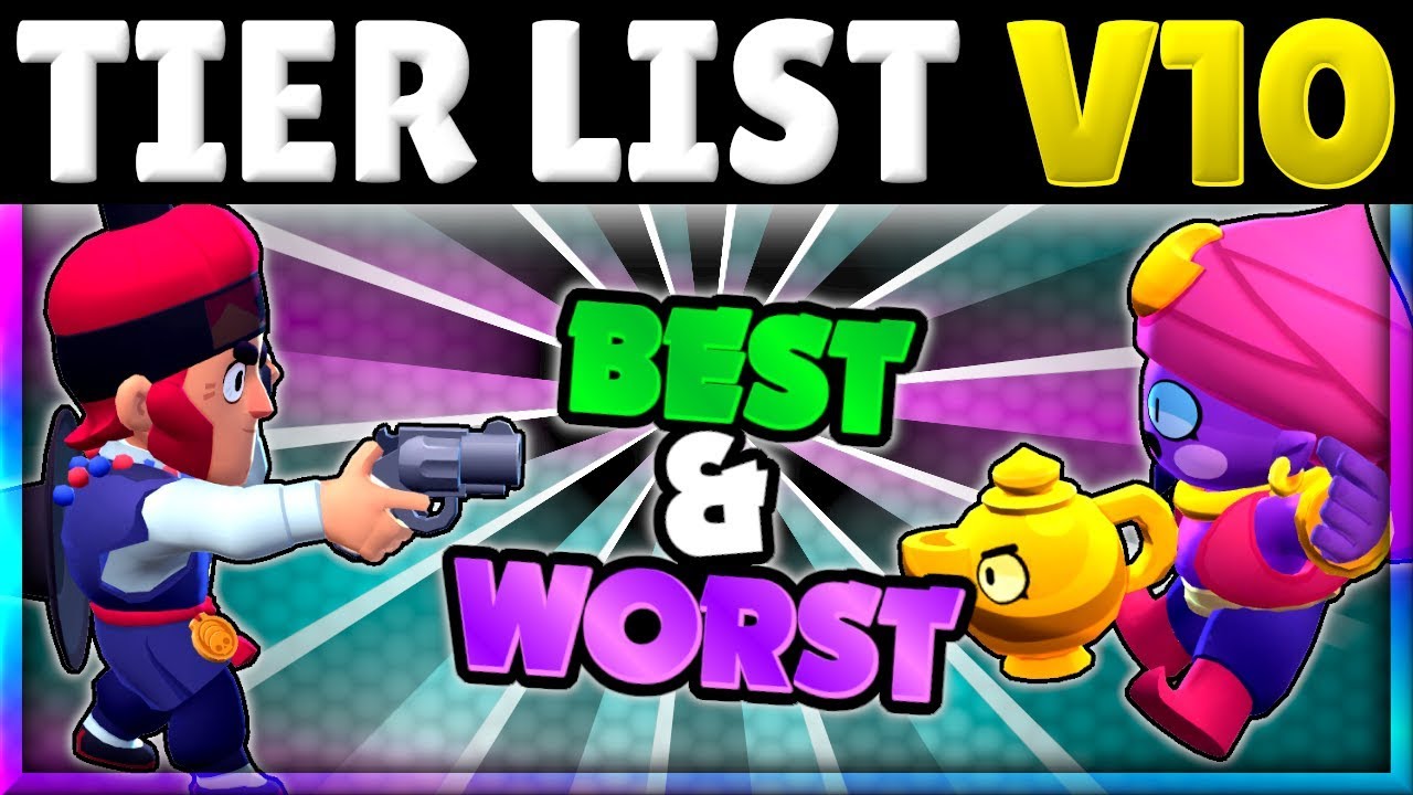 Brawl Stars Tier List V10 Best Brawlers Every Mode 1 Brawler Stands Supreme Youtube - brawl stars kairos strongest brawler