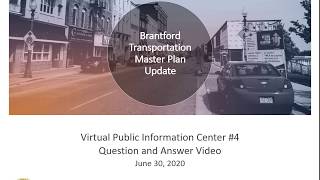 Transportation Master Plan Virtual PIC #4 Questions and Answers