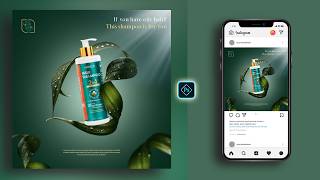Photoshop Product Manipulation Tutorial | Create Social Media Banner Design screenshot 3