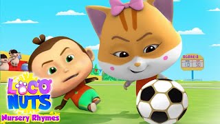 Soccer Song Mix Compilation - Kids Songs and Nursery Rhymes Preschool - Loco Nuts Rhymes