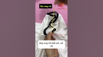 Cách chỉnh áo cổ rộng đơn giản| Song Anh MK #Phutungmaykhausonganh
