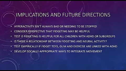 ADHD New directions in hyperactivity, attention an...