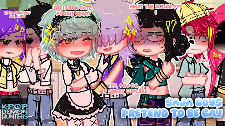 SAJA Boys Pretend To Be Gay On HUNTRIX! || KPOP Demon Hunters || SHIPS || Part 1/? || GACHA