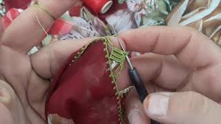 520-Gözlerinizi Alamayacağınız Fıstıklı Tığ Oya Modeli