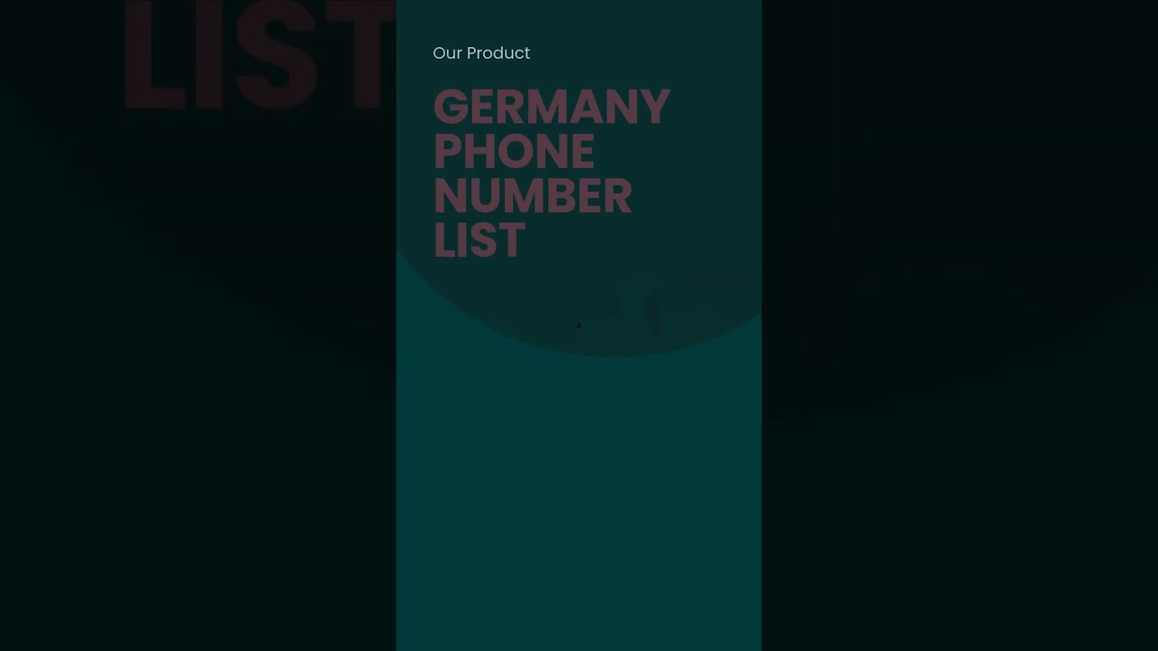 Germany Phone Number List | Bulk Email Data