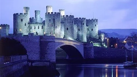 Conwy Castle North Wales With DJI Mavic Air 2