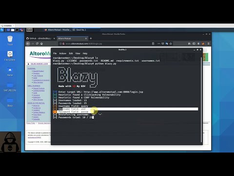 Blazy | Modern Login Page BruteForcer | Kali Linux