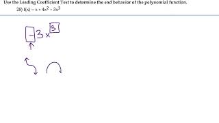 Famous 28) Use the leading coefficient test to determine... Wealth