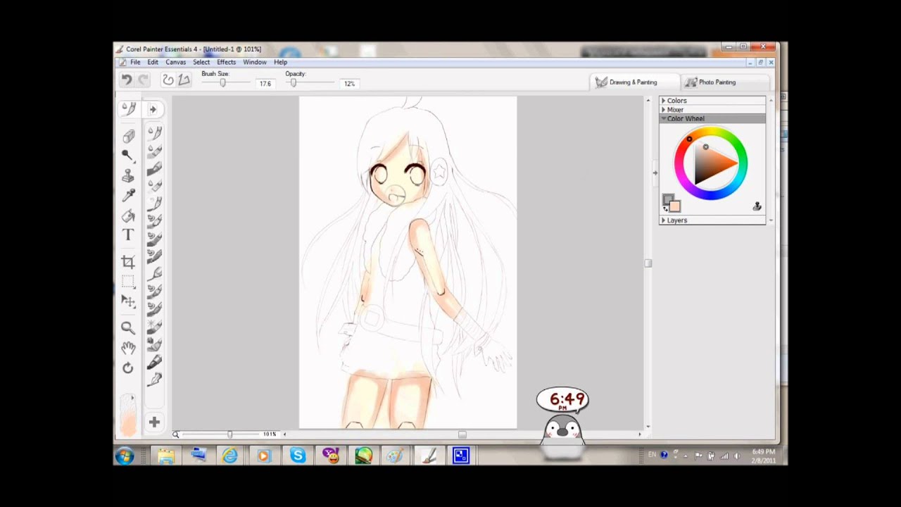 Corel Painter Essentials 4 Tutorial Part 1 Youtube